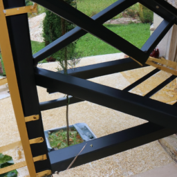 Création de pergola avec toiture véranda en PVC Ouangani